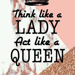 Fight like a queen wallpaper