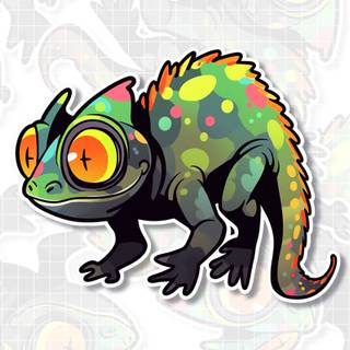 Funny sticker wallpaper