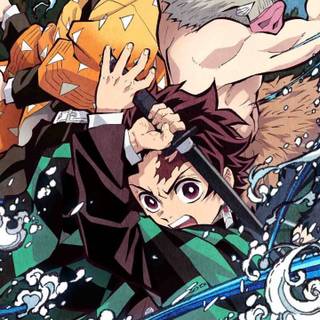Giyu and Inosuke wallpaper