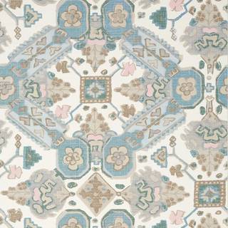 Persian blue rug wallpaper