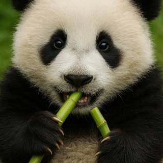 Giant panda cub wallpaper