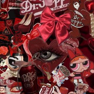Dr Pepper and Hello Kitty wallpaper