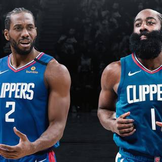 James Harden and Kawhi Leonard wallpaper