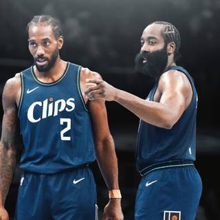 James Harden and Kawhi Leonard wallpaper