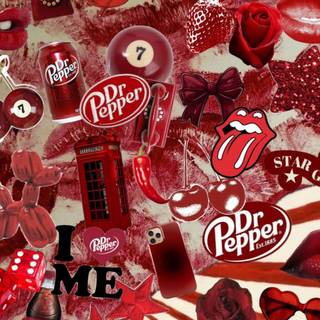 Dr Pepper and Hello Kitty wallpaper
