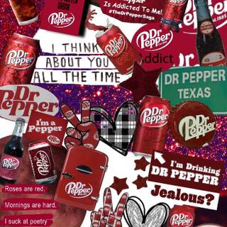 Dr Pepper and Hello Kitty wallpaper