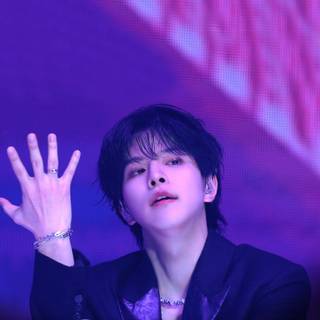 Purple Seungmin wallpaper