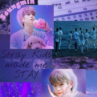 Purple Seungmin wallpaper