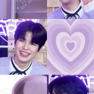 Purple Seungmin wallpaper
