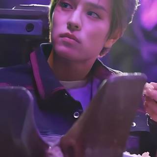 Purple Seungmin wallpaper