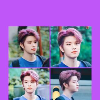 Purple Seungmin wallpaper
