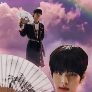 Purple Seungmin wallpaper