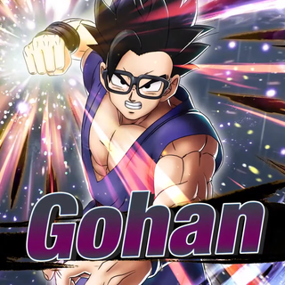 Gohan cape and glasses wallpaper