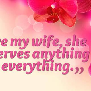 Love wife wallpaper