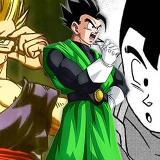 Gohan cape and glasses wallpaper