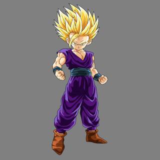 Gohan cape and glasses wallpaper