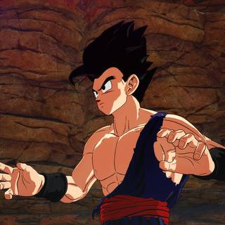 Gohan cape and glasses wallpaper