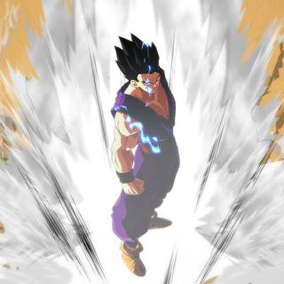 Gohan cape and glasses wallpaper