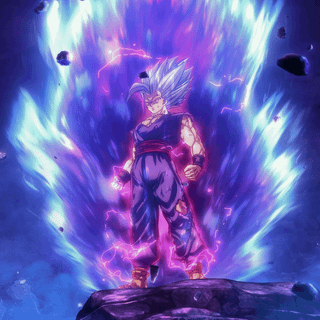 Gohan cape and glasses wallpaper
