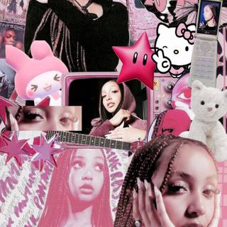 Aesthetic PinkPantheress wallpaper