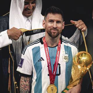Messi and World Cup wallpaper
