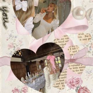 Bow collage wallpaper