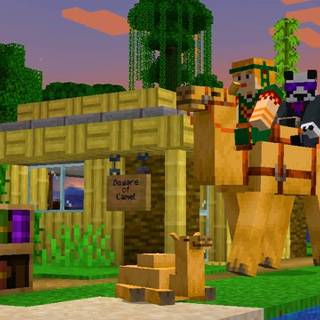 Minecraft wood wallpaper