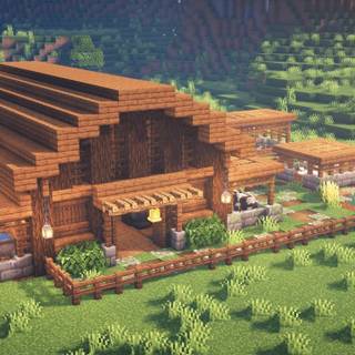 Minecraft wood wallpaper