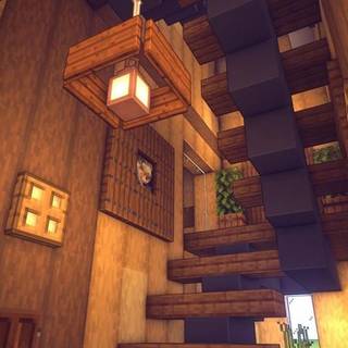 Minecraft wood wallpaper