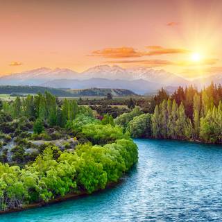 New Zealand landscape wallpaper