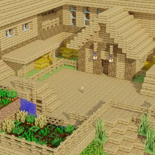 Minecraft wood wallpaper