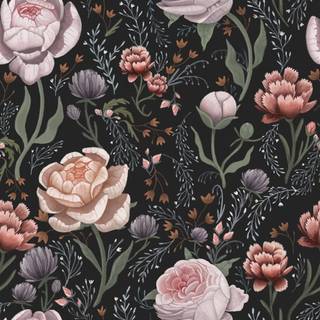 Pink cottagecore wallpaper