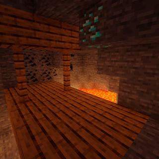 Minecraft wood wallpaper