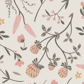 Pink cottagecore wallpaper