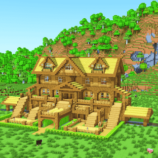 Minecraft wood wallpaper