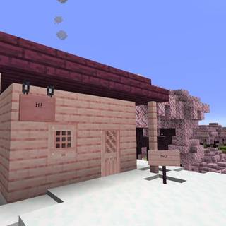 Minecraft wood wallpaper