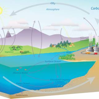 Carbon cycle wallpaper