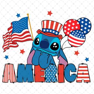 Stitch 4th of July wallpaper