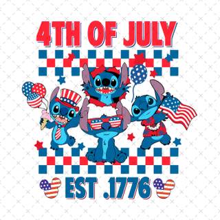 Stitch 4th of July wallpaper