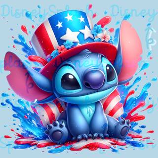 Stitch 4th of July wallpaper