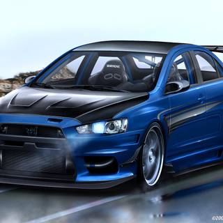 Mitsubishi Lancer Evolution IX wallpaper