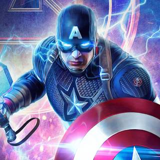 Captain America 4k shield wallpaper