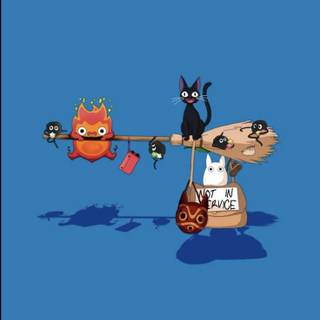 Cute Studio Ghibli wallpaper