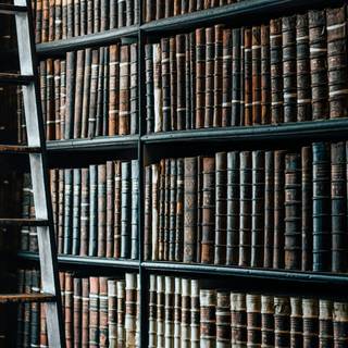 Ancient library wallpaper