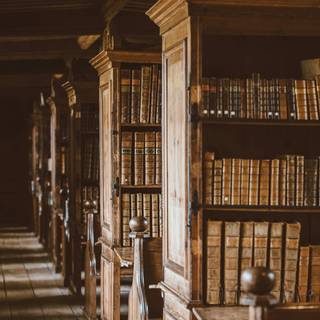 Ancient library wallpaper