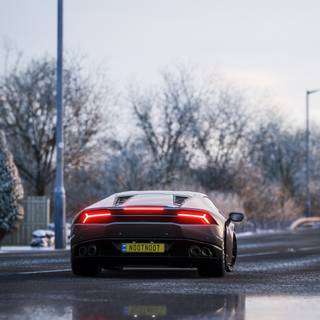 Realistic car wallpaper