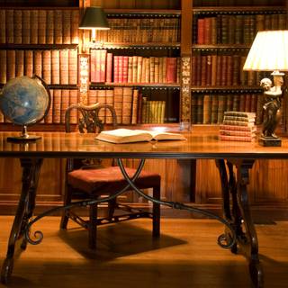 Ancient library wallpaper