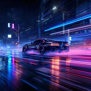 Realistic car wallpaper