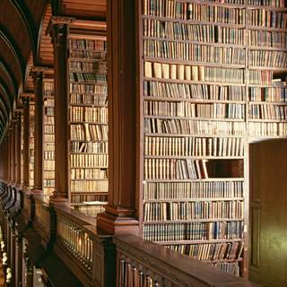 Ancient library wallpaper