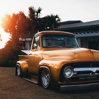 Old pickup wallpaper
